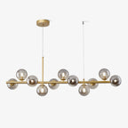 Idrisera Glass Chandelier-Moonnatur