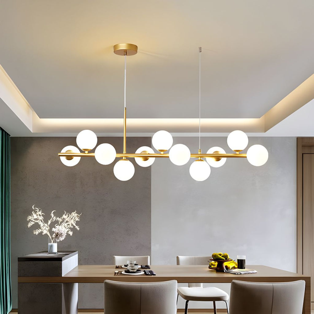 Idrisera Glass Chandelier-Moonnatur