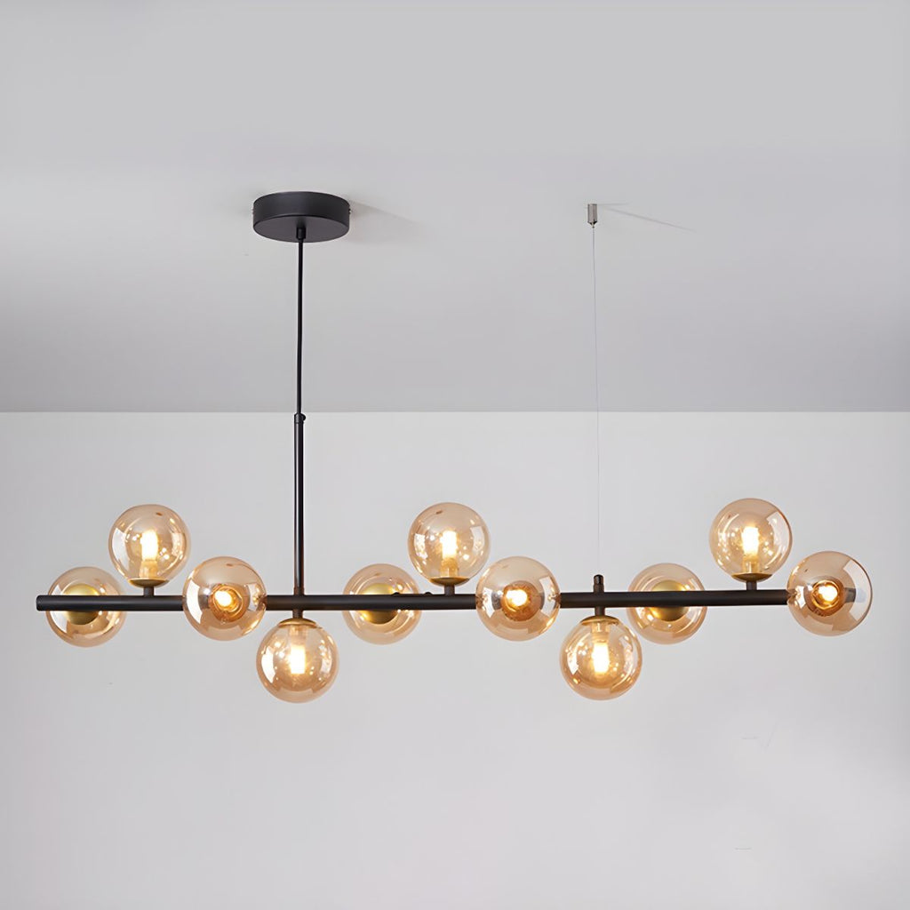 Idrisera Glass Chandelier-Moonnatur