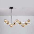 Idrisera Glass Chandelier-Moonnatur
