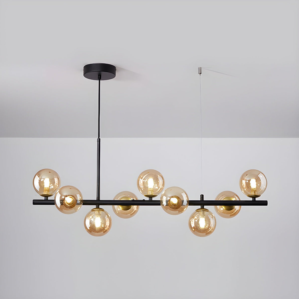 Idrisera Glass Chandelier-Moonnatur