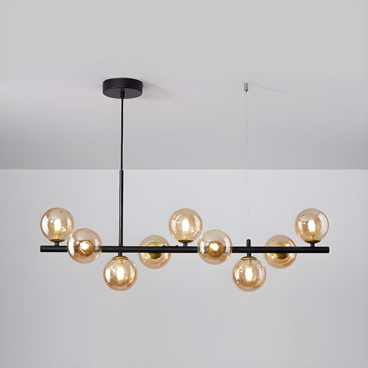 Idrisera Glass Chandelier-Moonnatur