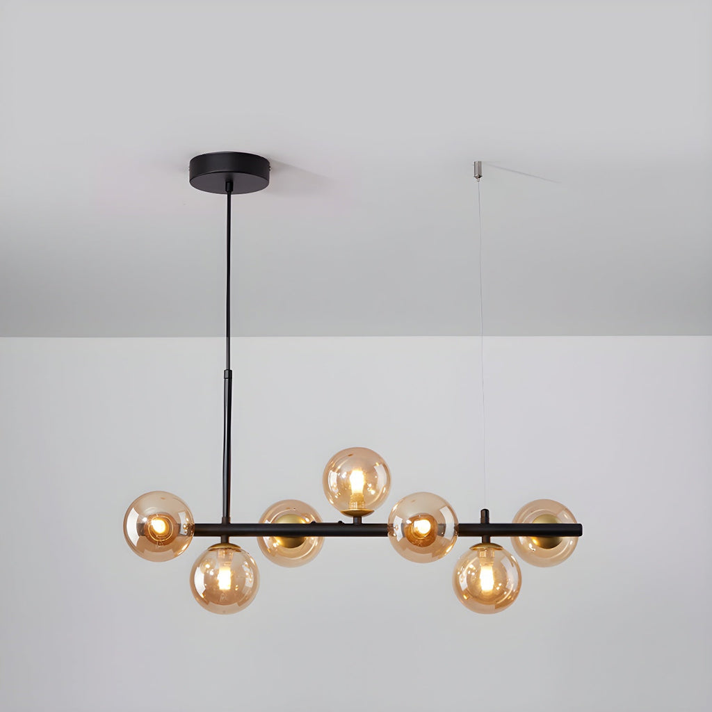 Idrisera Glass Chandelier-Moonnatur