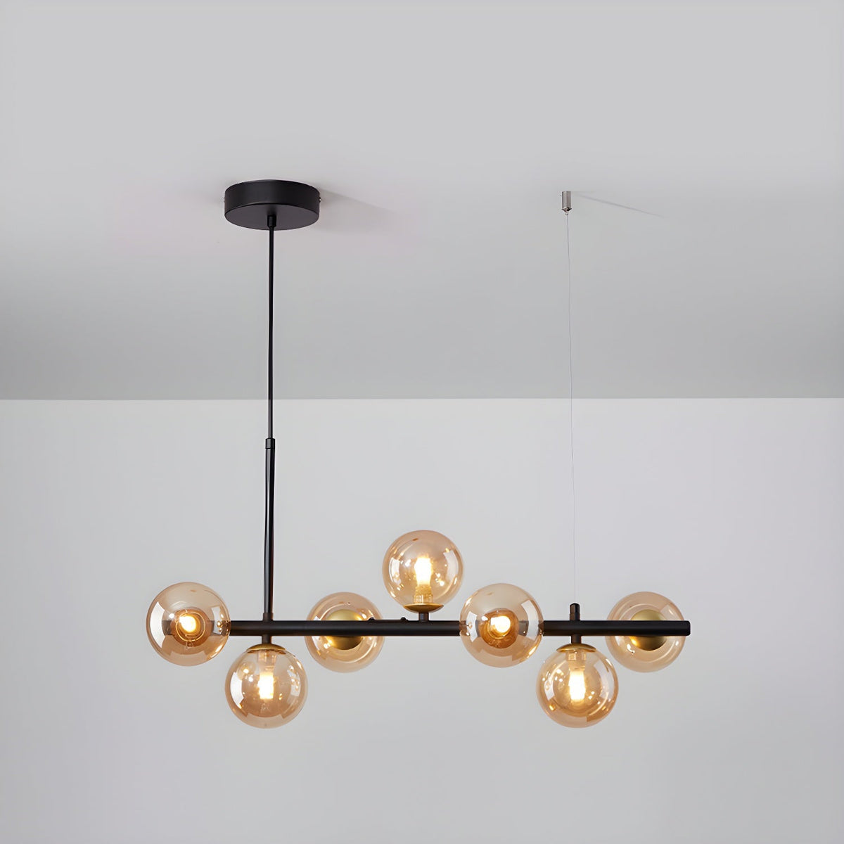 Idrisera Glass Chandelier-Moonnatur