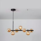 Idrisera Glass Chandelier-Moonnatur