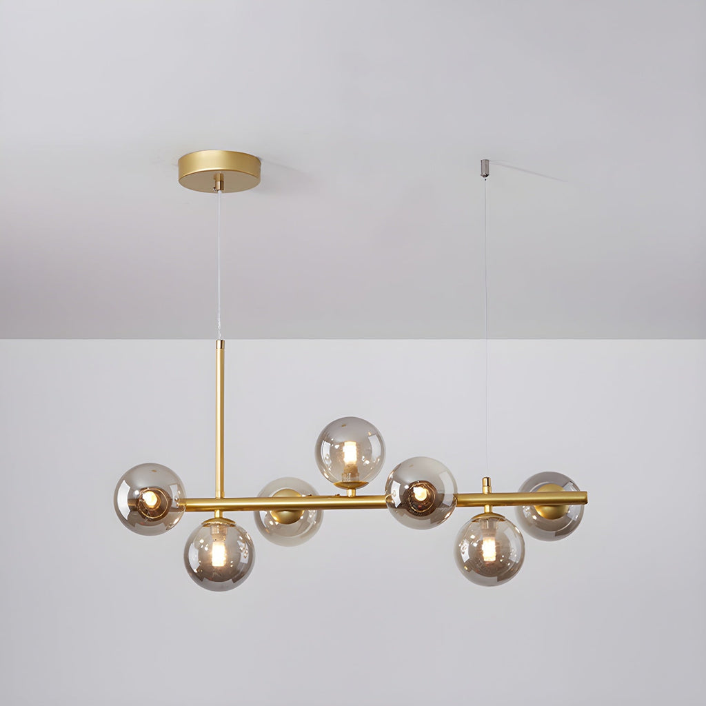 Idrisera Glass Chandelier-Moonnatur