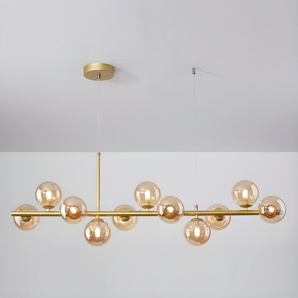 Idrisera Glass Chandelier-Moonnatur