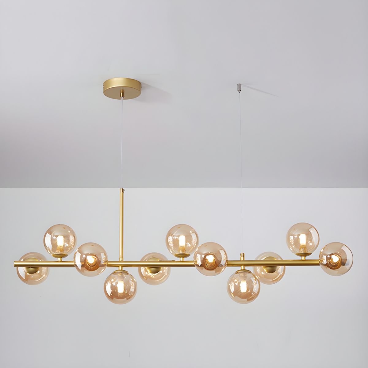 Idrisera Glass Chandelier-Moonnatur