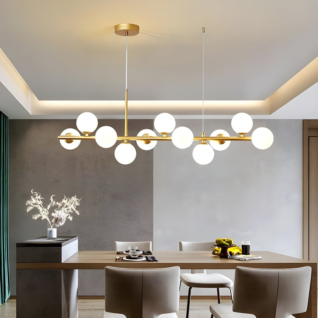 Idrisera Glass Chandelier-Moonnatur