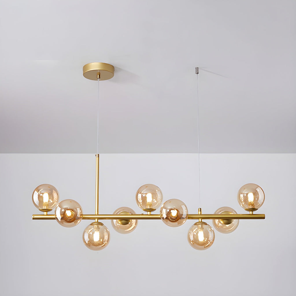 Idrisera Glass Chandelier-Moonnatur