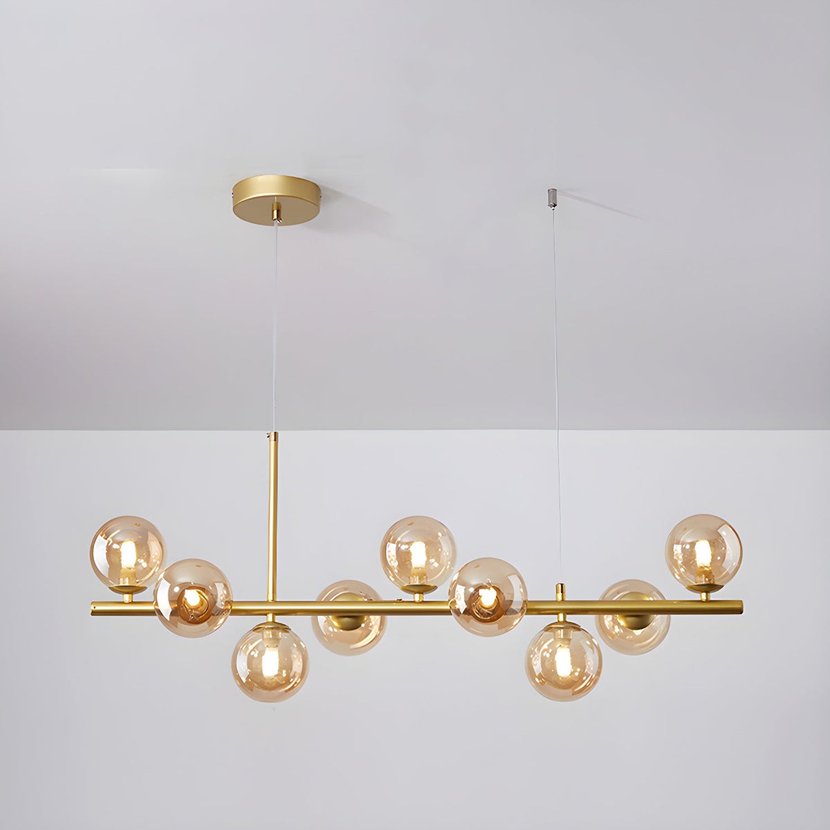 Idrisera Glass Chandelier-Moonnatur