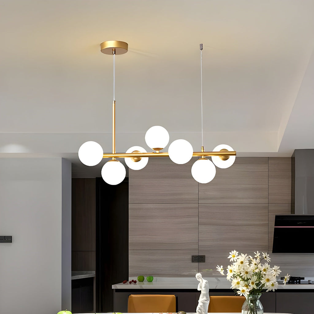 Idrisera Glass Chandelier-Moonnatur