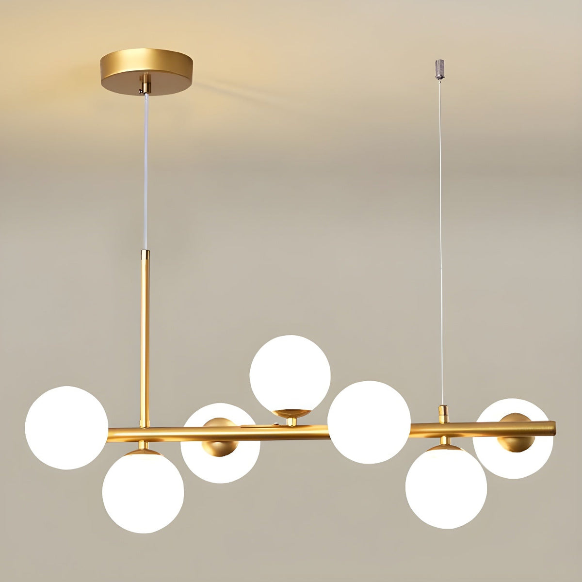 Idrisera Glass Chandelier-Moonnatur