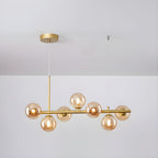 Idrisera Glass Chandelier-Moonnatur