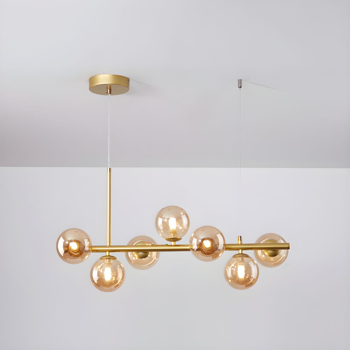 Idrisera Glass Chandelier-Moonnatur
