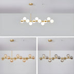 Idrisera Glass Chandelier-Moonnatur