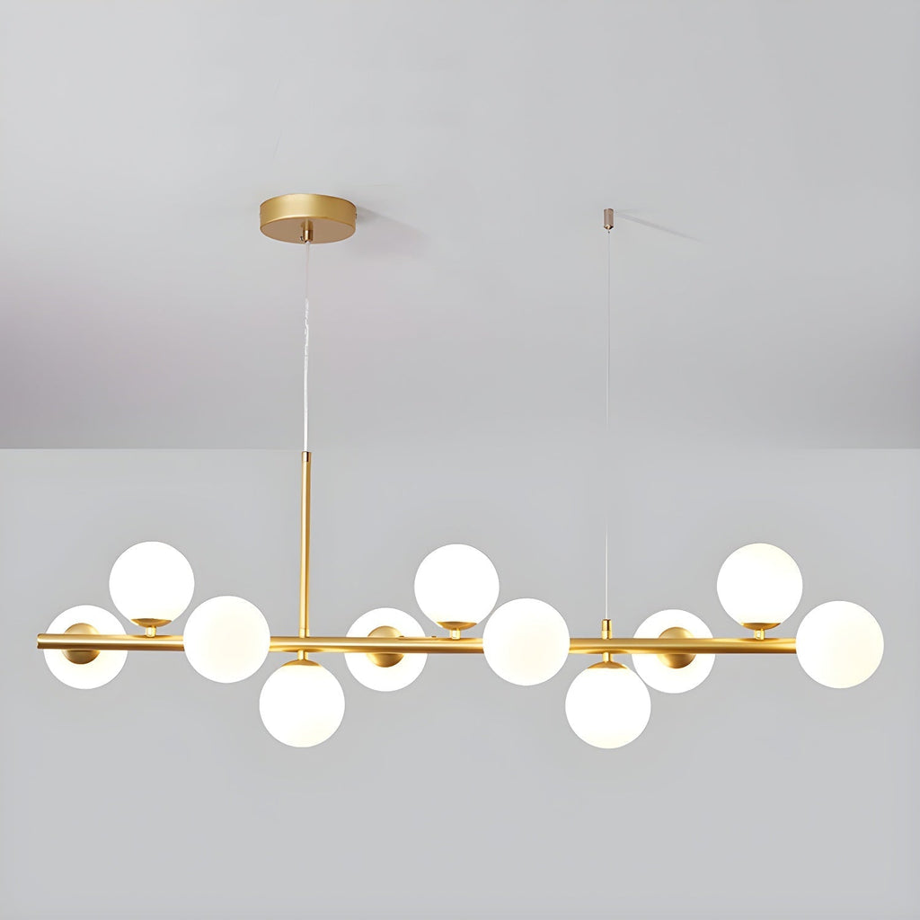 Idrisera Glass Chandelier-Moonnatur