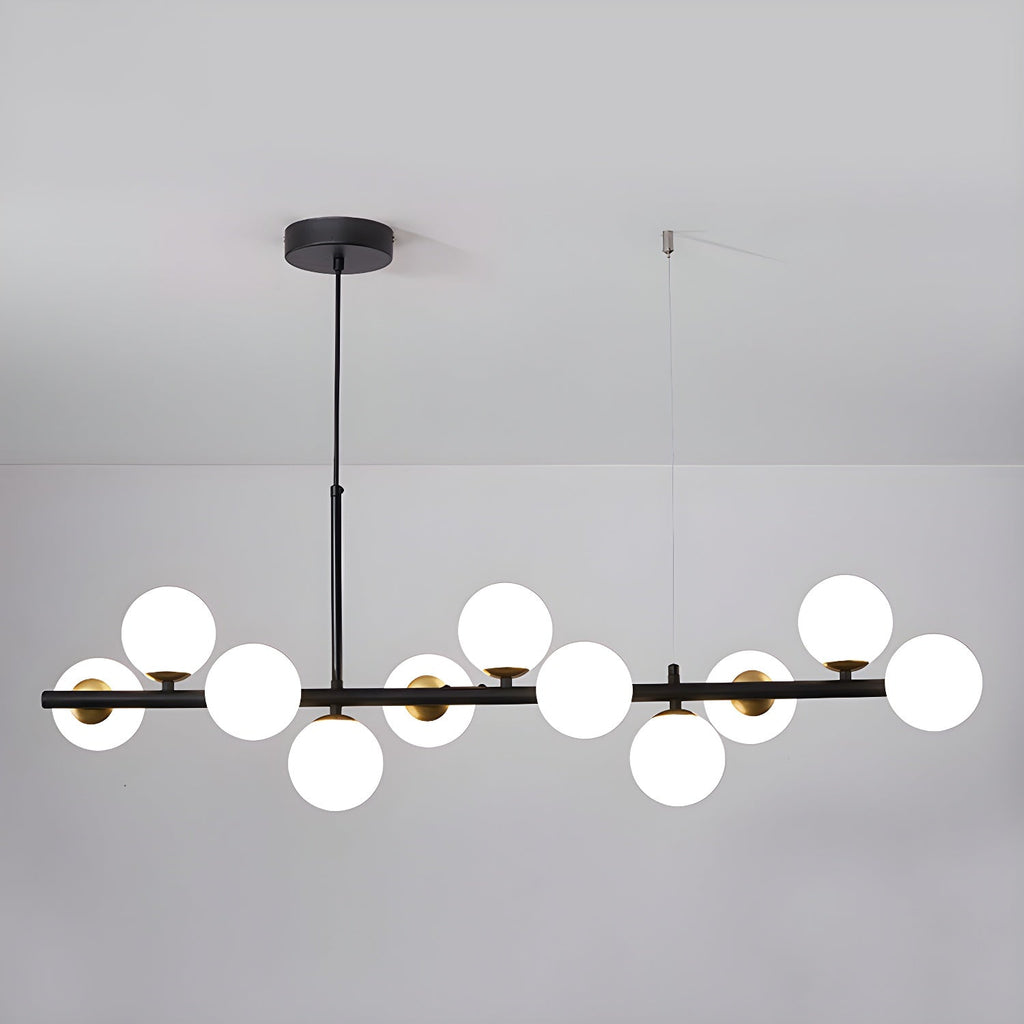 Idrisera Glass Chandelier-Moonnatur