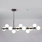 Idrisera Glass Chandelier-Moonnatur