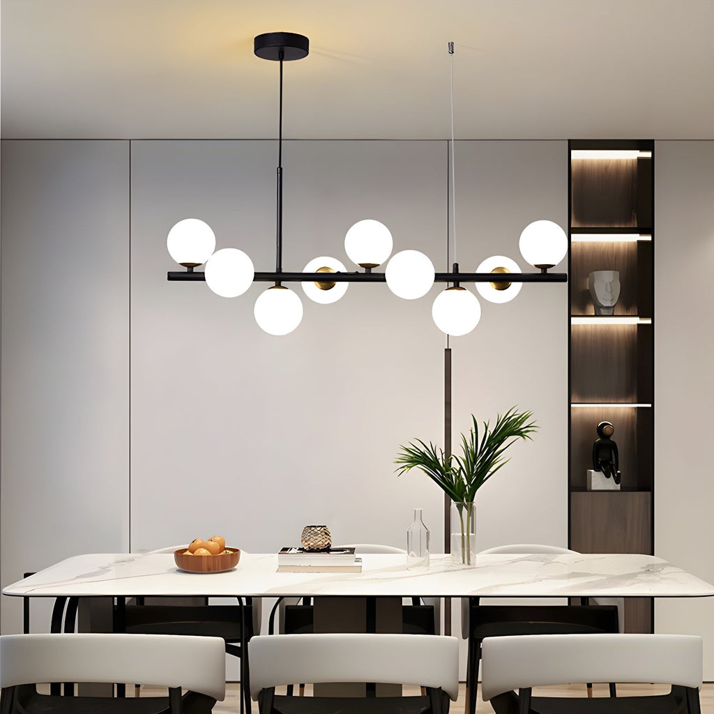 Idrisera Glass Chandelier-Moonnatur