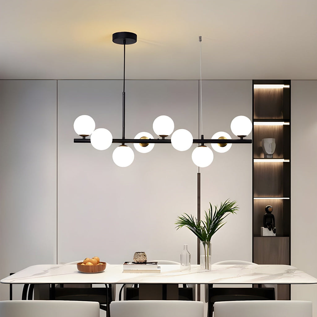 Idrisera Glass Chandelier-Moonnatur
