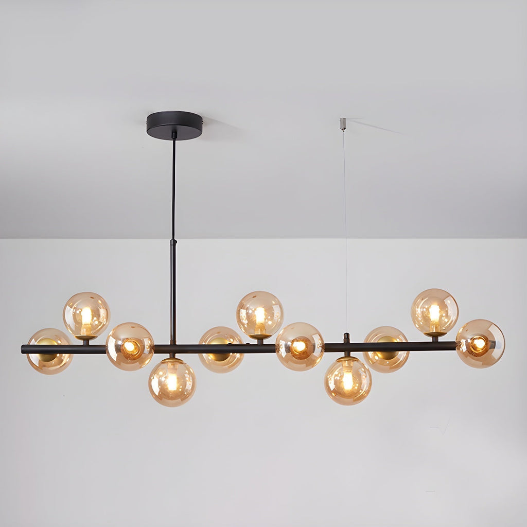 Idrisera Glass Chandelier-Moonnatur