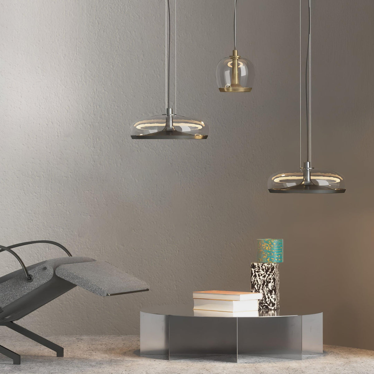 Farenia Glass Pendant Light-Moonnatur