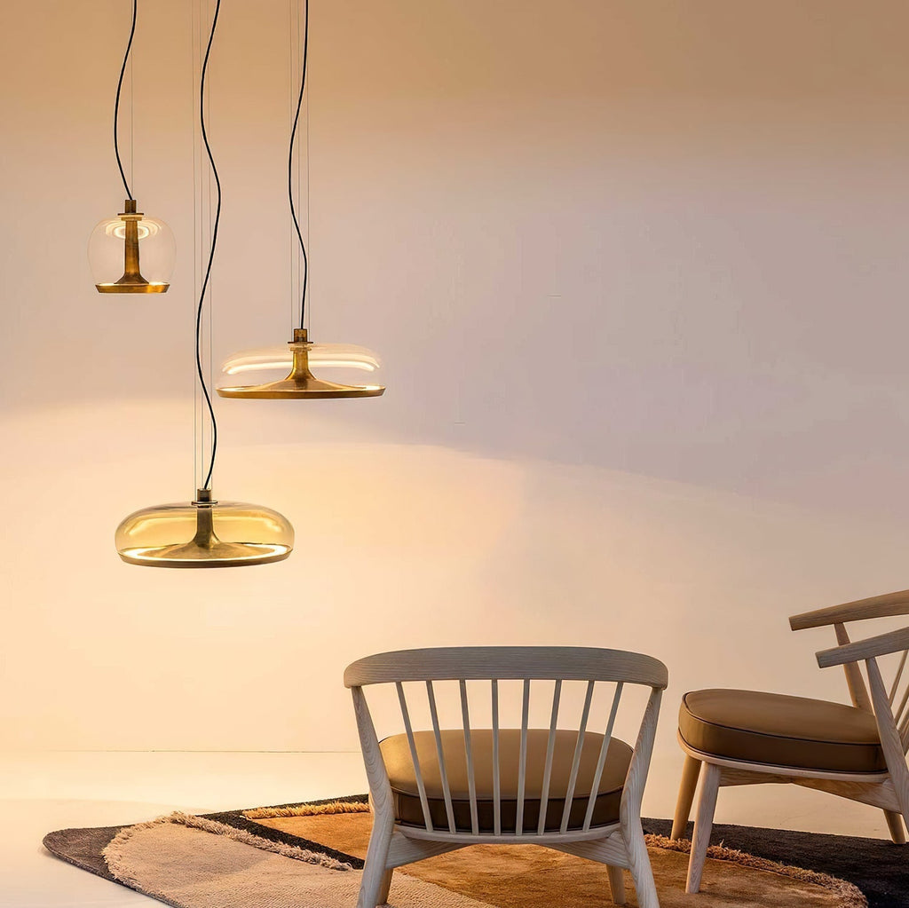 Farenia Glass Pendant Light-Moonnatur