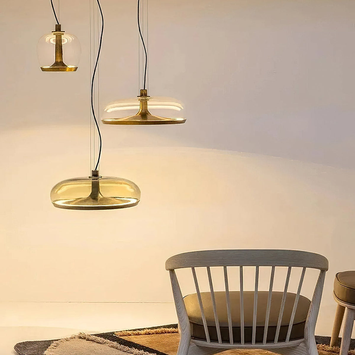 Farenia Glass Pendant Light-Moonnatur