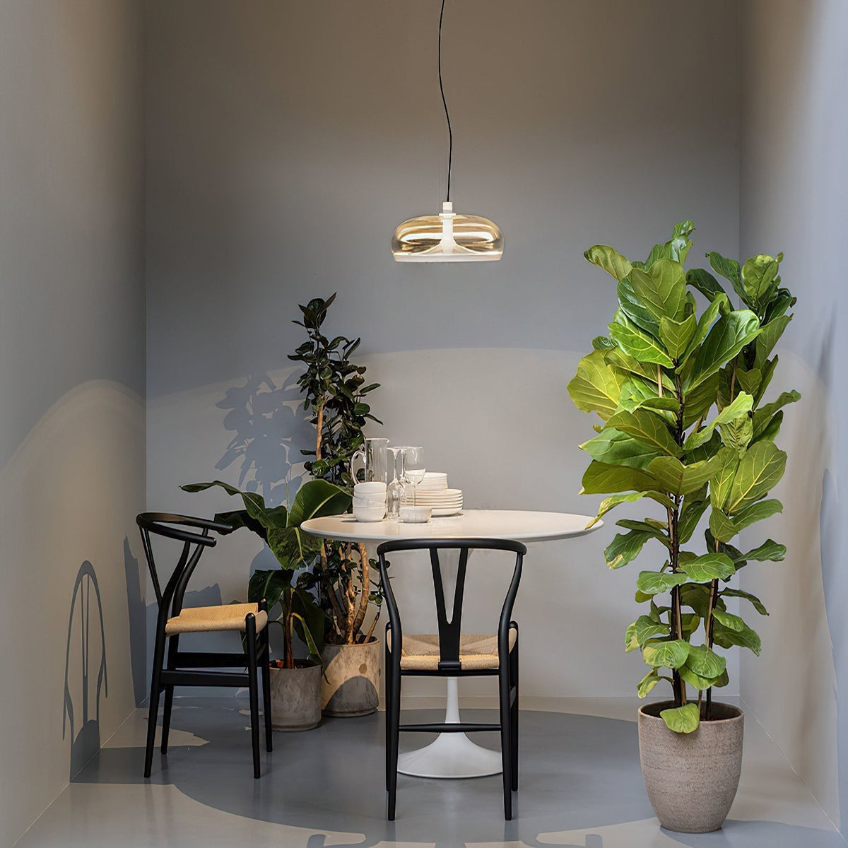 Farenia Glass Pendant Light-Moonnatur
