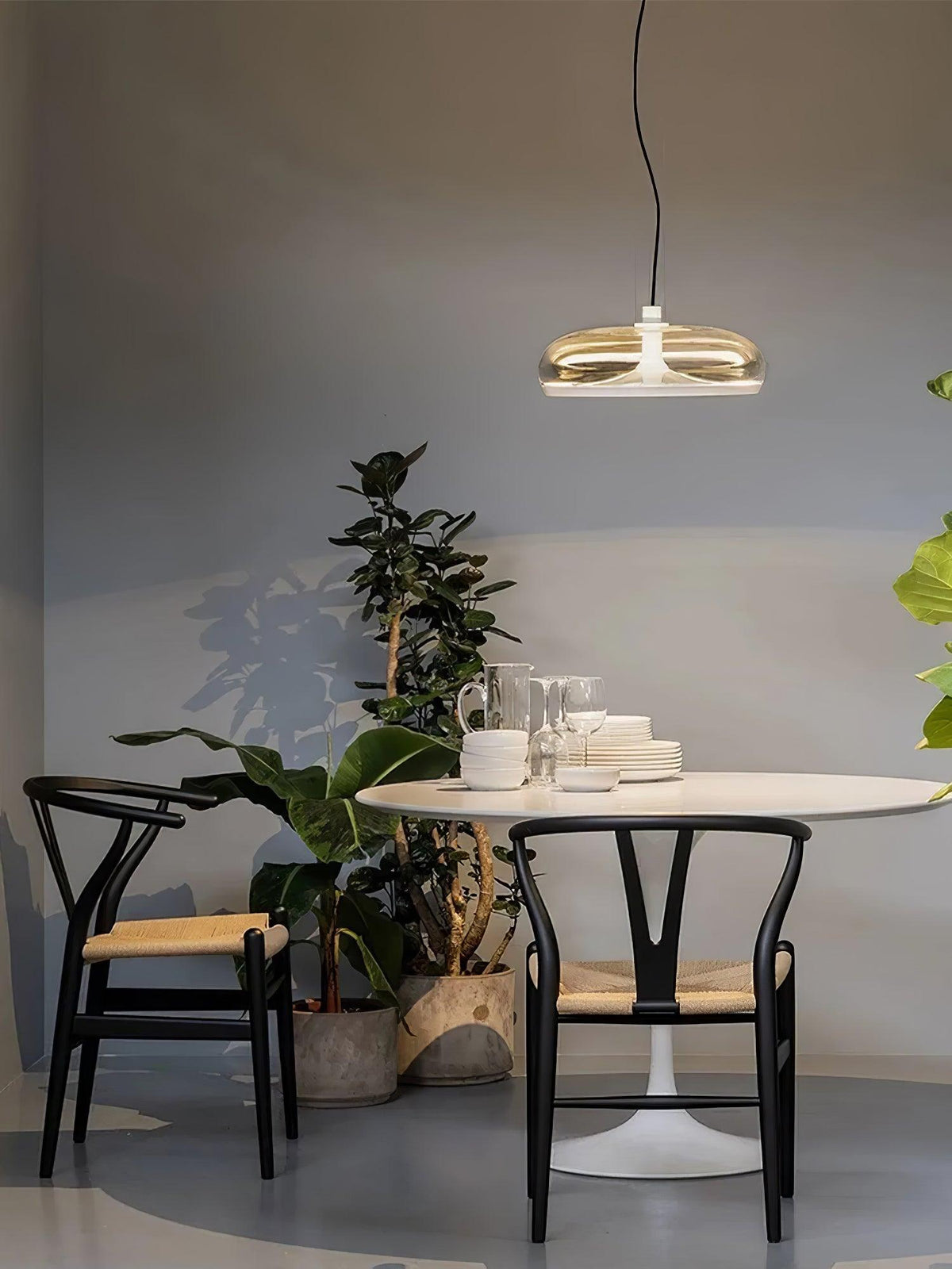 Farenia Glass Pendant Light-Moonnatur