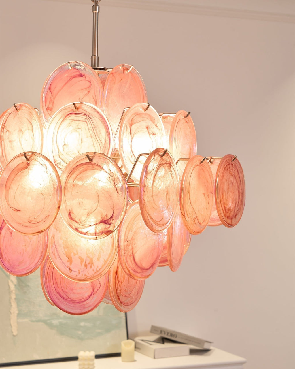 Ulvenevia Glass Chandelier-Moonnatur
