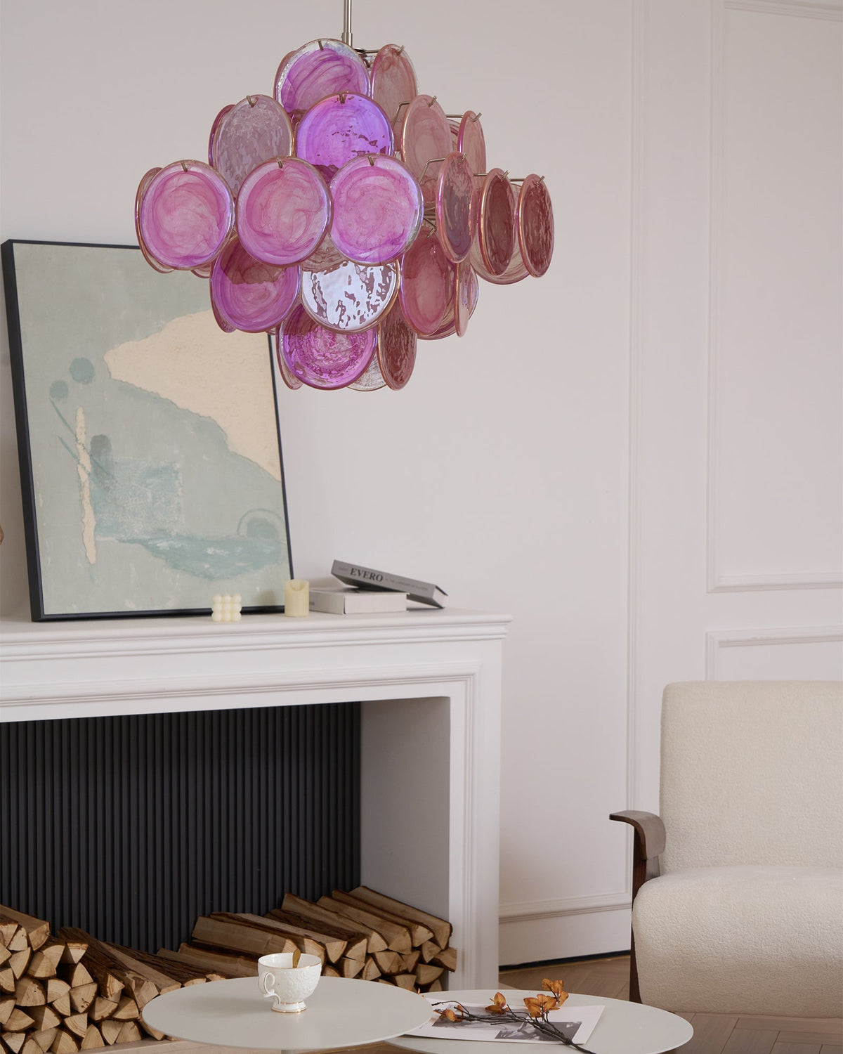 Ulvenevia Glass Chandelier-Moonnatur