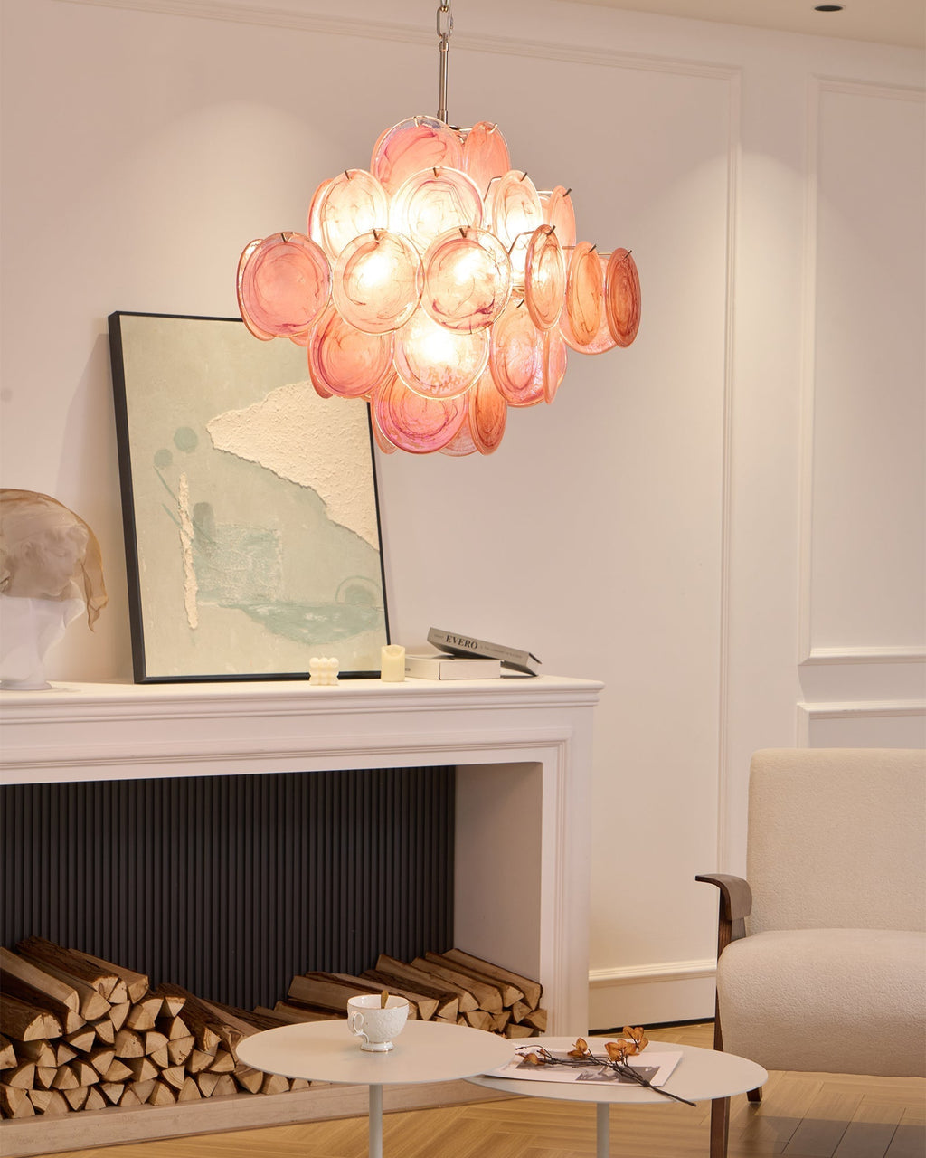 Ulvenevia Glass Chandelier-Moonnatur