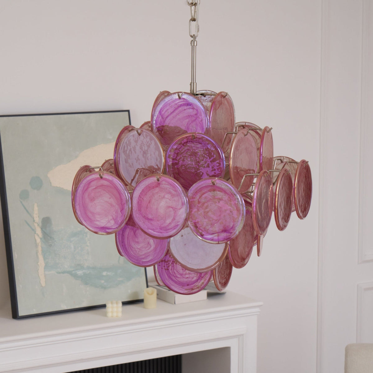 Ulvenevia Glass Chandelier-Moonnatur