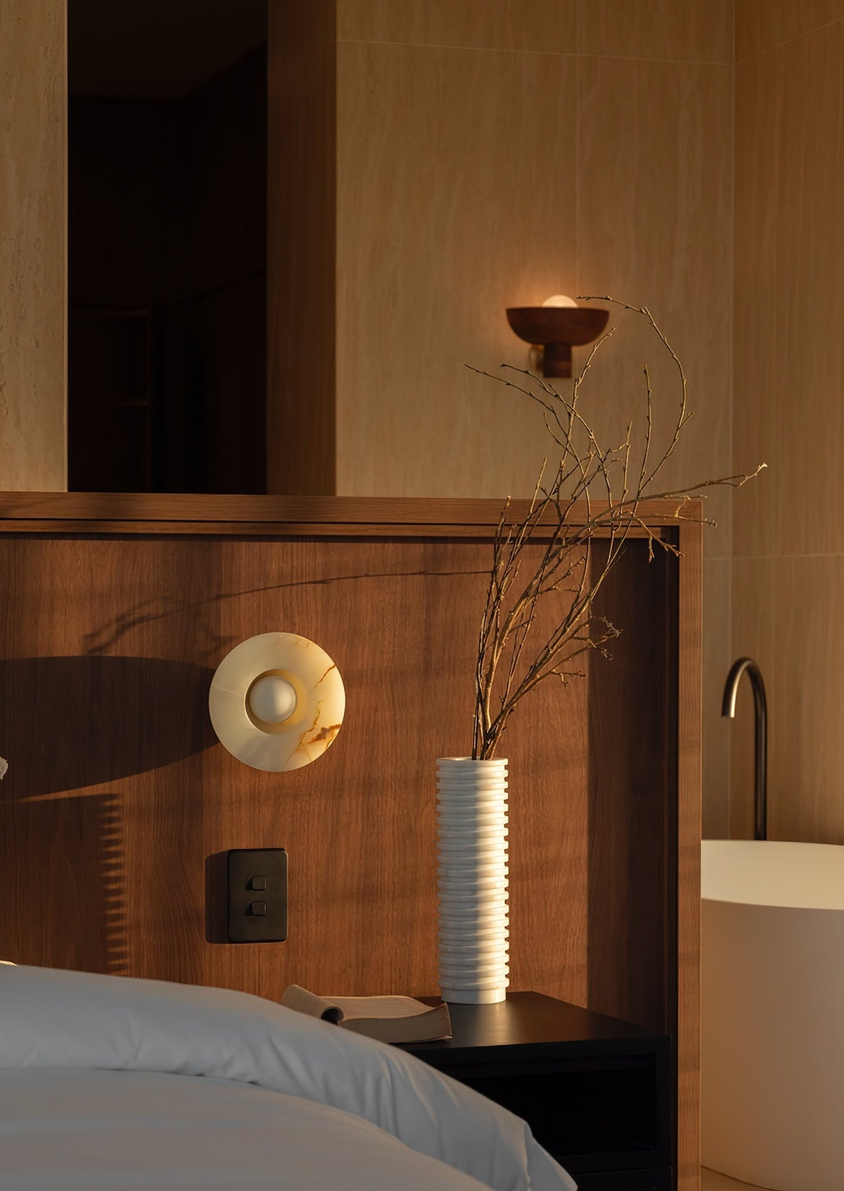 Torrenvale Jade Wall Light-Moonnatur