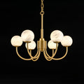 Venelle Alabaster Chandelier-Moonnatur