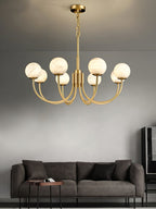 Venelle Alabaster Chandelier-Moonnatur