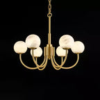 Venelle Alabaster Chandelier-Moonnatur