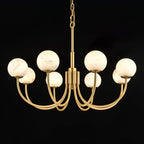 Venelle Alabaster Chandelier-Moonnatur