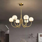 Venelle Alabaster Chandelier-Moonnatur