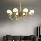 Venelle Alabaster Chandelier-Moonnatur