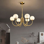 Venelle Alabaster Chandelier-Moonnatur