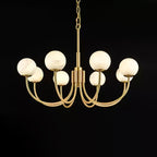 Venelle Alabaster Chandelier-Moonnatur