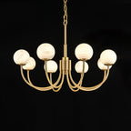 Venelle Alabaster Chandelier-Moonnatur