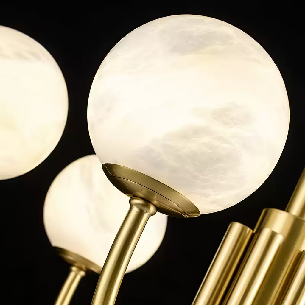 Venelle Alabaster Chandelier-Moonnatur
