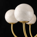 Venelle Alabaster Chandelier-Moonnatur