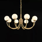 Venelle Alabaster Chandelier-Moonnatur