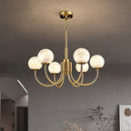 Venelle Alabaster Chandelier-Moonnatur