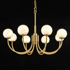 Venelle Alabaster Chandelier-Moonnatur